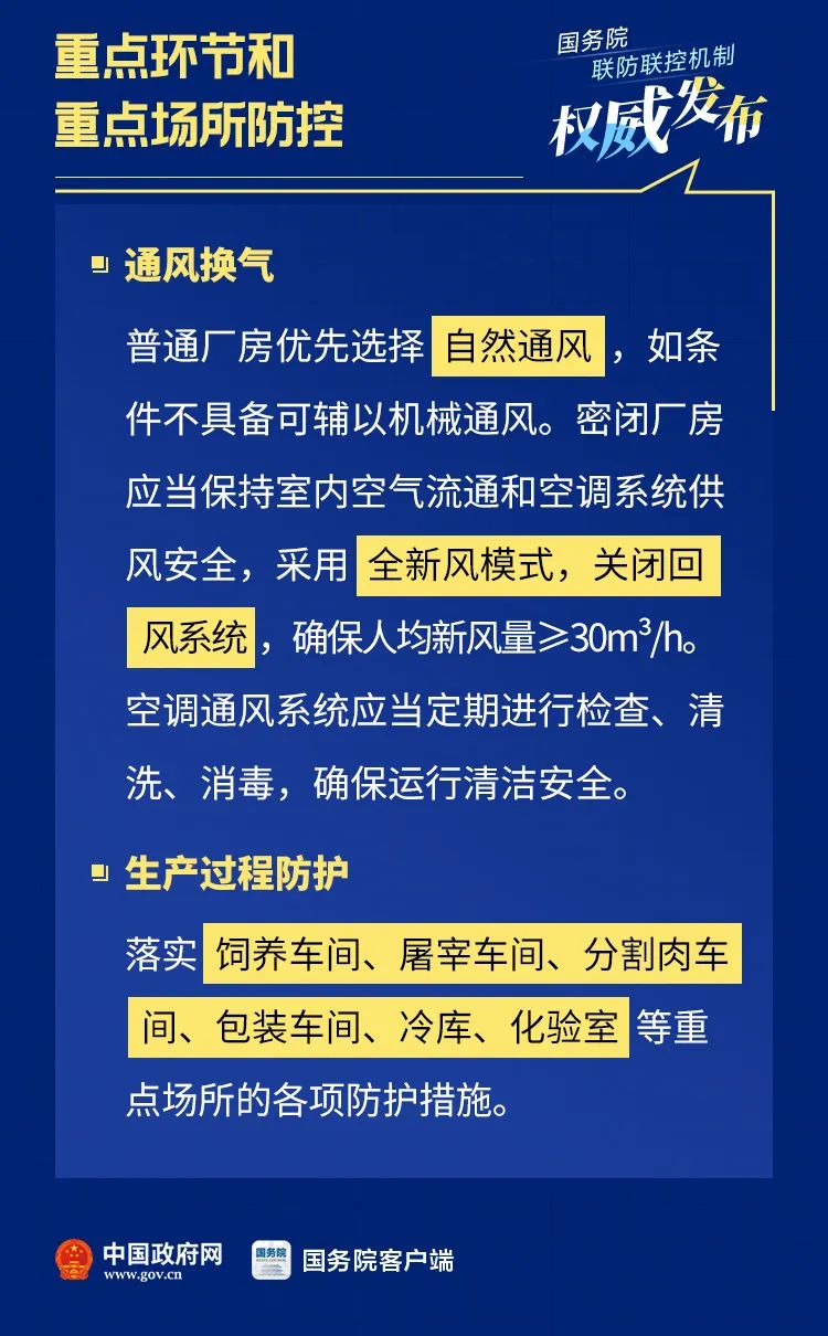 |肉类加工企业！有这些防控要求
