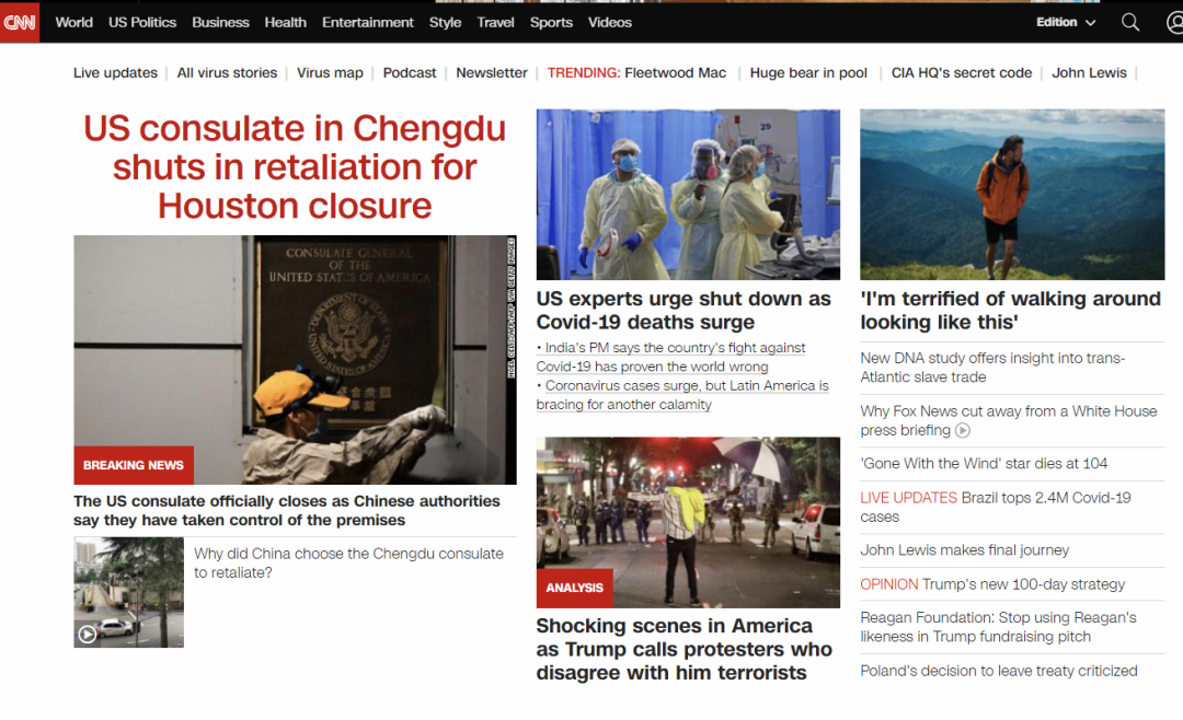 人民日报|美国国务院说“失望”，美国网友很惊诧