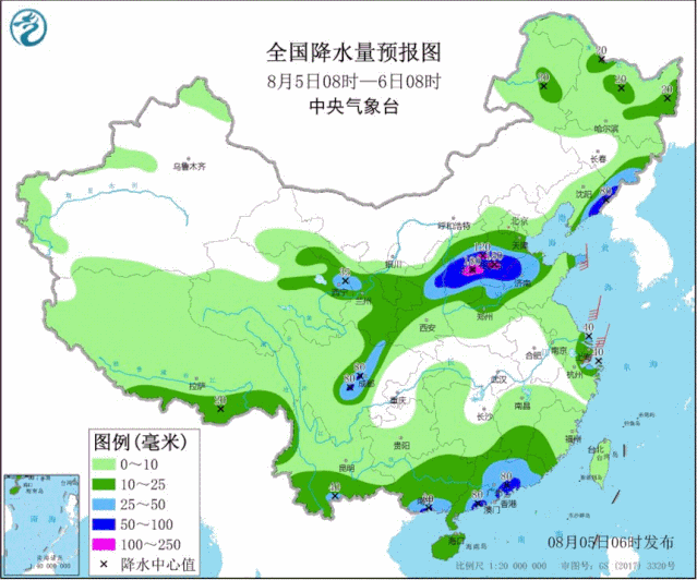 中国气象局|北方强降雨来袭！中国气象局启动暴雨三级应急响应！