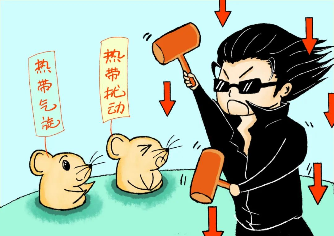 台风|手绘科普插画：副高，为啥夏天属它最豪横？