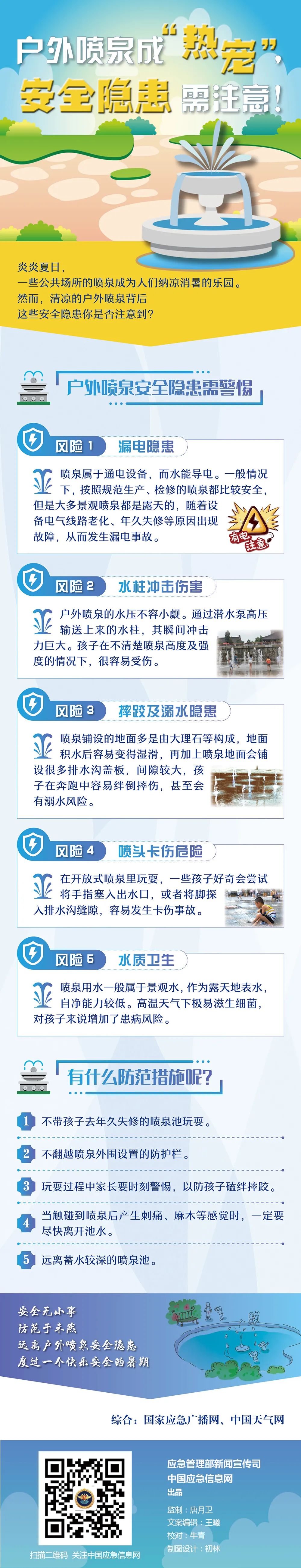 户外运动|应急科普丨户外喷泉成“热宠” 安全隐患需注意