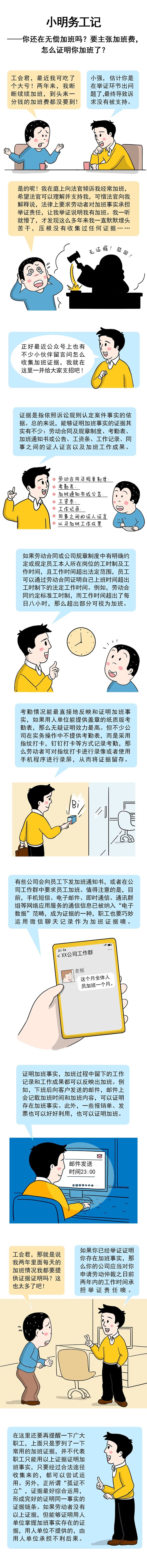 加班费|聚焦 | 怎么证明你加班了？答案在这！