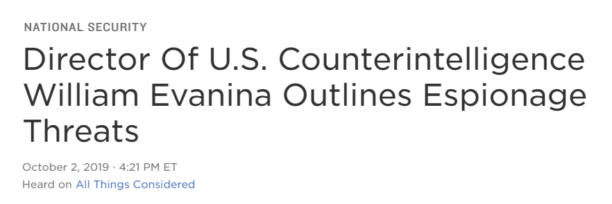 国际|美国情报部门说这话,不嫌丢人吗?