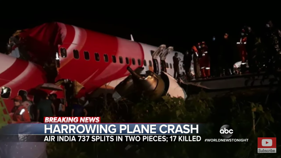 中国新闻周刊|波音737断成两截,印度空难致死18人,类似事故多是机组失误所致