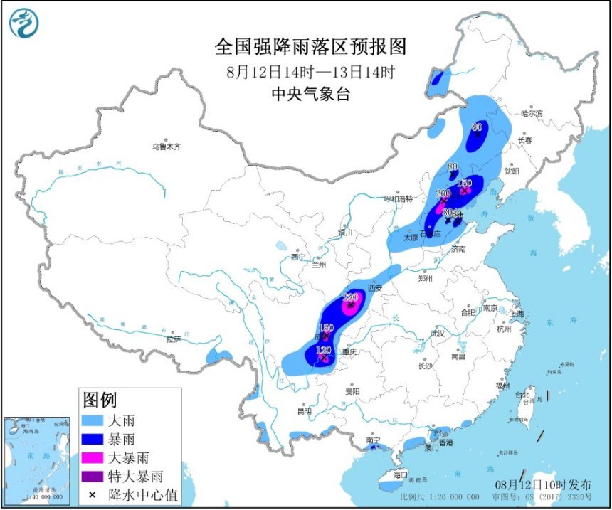 大暴雨|预警升级！北京河北陕西四川等地部分地区有大暴雨