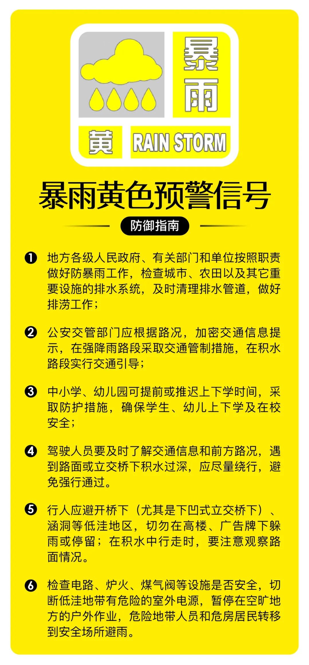 北京暴雨|应急科普丨暴雨预警!请收好这份灾害防御指南