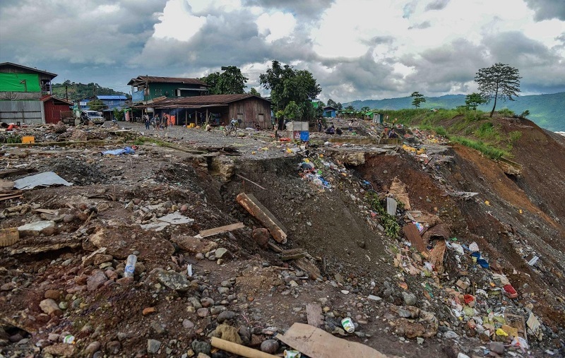 缅甸翡翠|缅甸帕敢翡翠矿区塌方频发 仍有77户居民拒绝撤离危险区域