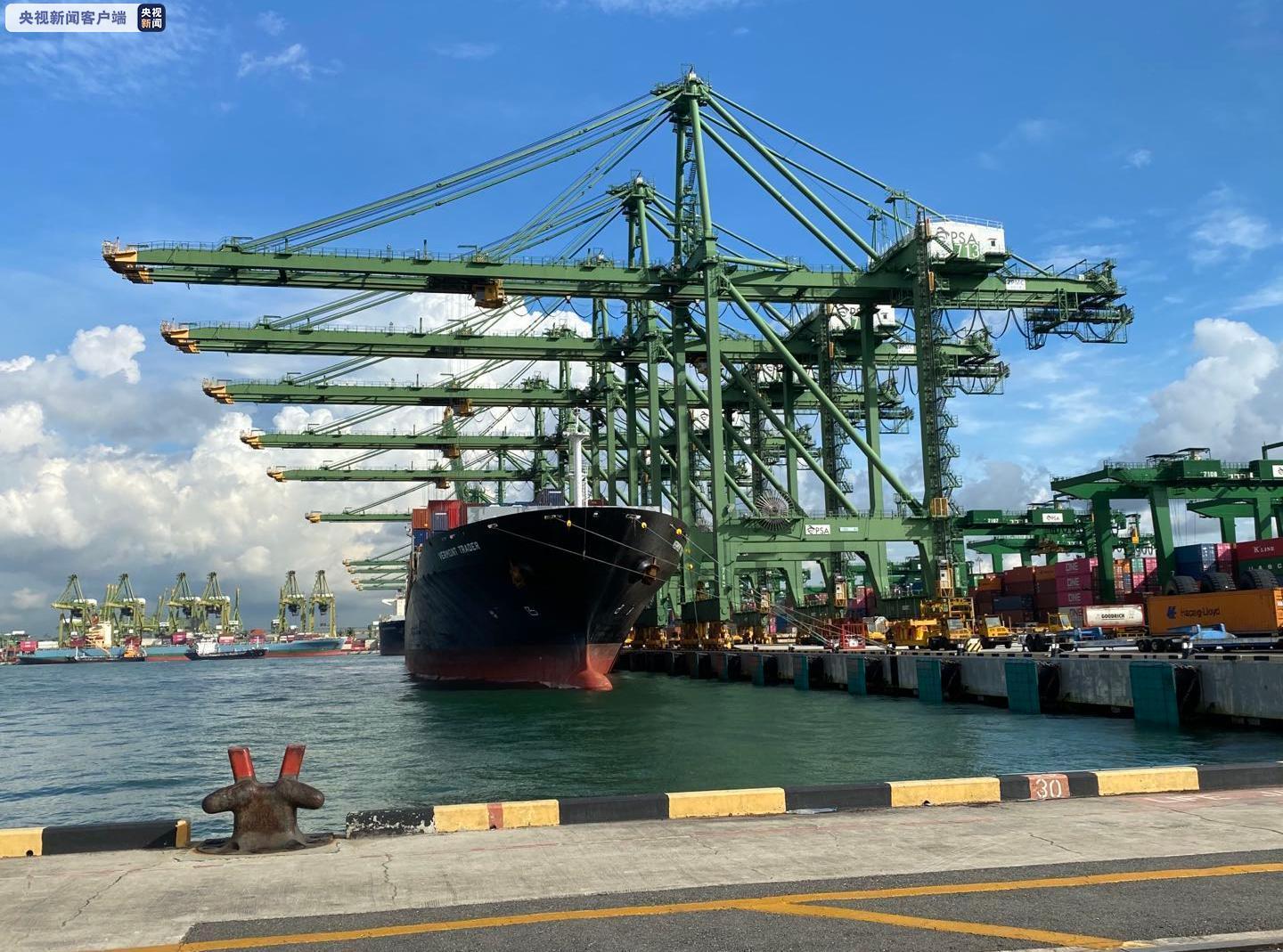 央视新闻客户端|新加坡今年第二季度国内批发贸易指数同比下跌40.6%