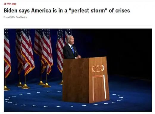 环球网|拜登的演讲。