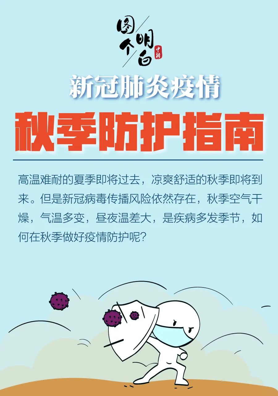 传染病|疫情反复不断 秋季防疫不松懈 这份指南请收下