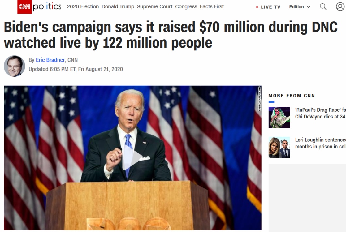 美国民主党|美国民主党全国大会 拜登呼声高 大选前景仍扑朔迷离