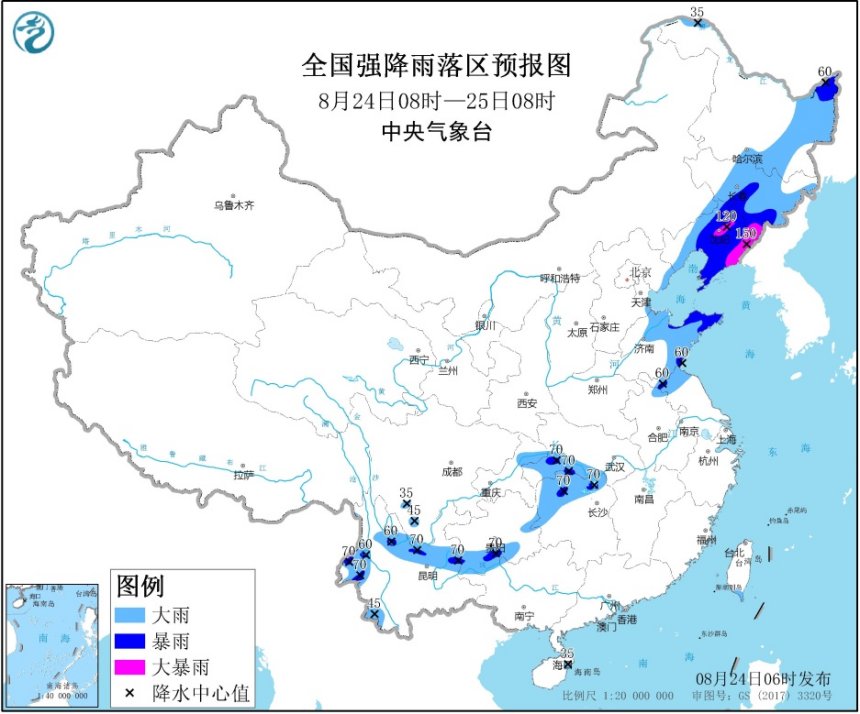 台风|东北地区等地有较强降水台风“巴威”影响东南部海域