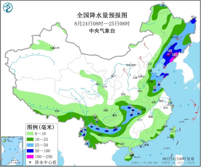 台风|东北地区等地有较强降水台风“巴威”影响东南部海域