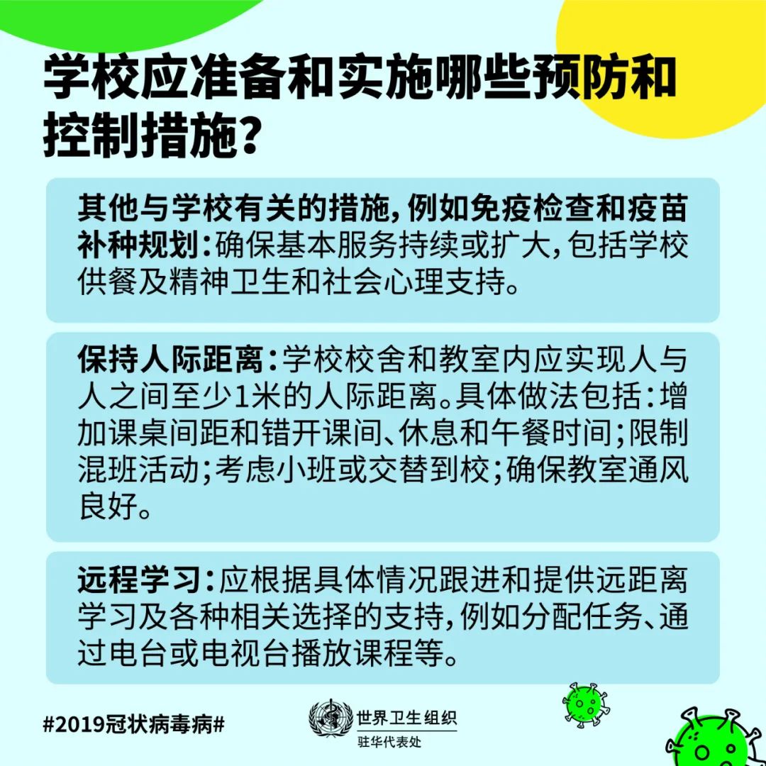 教育|快开学了，学校应准备哪些预防和控制措施？