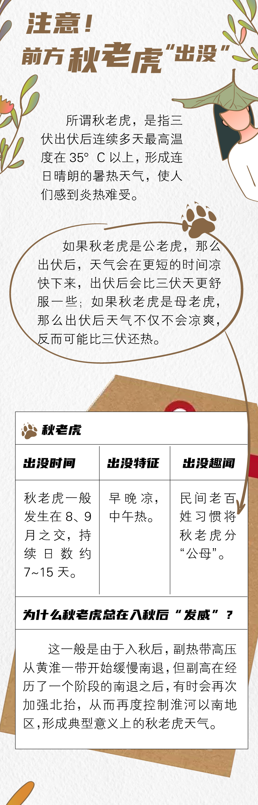 |当心！这只秋老虎有点“燥”，出伏后最该注意的29天来了