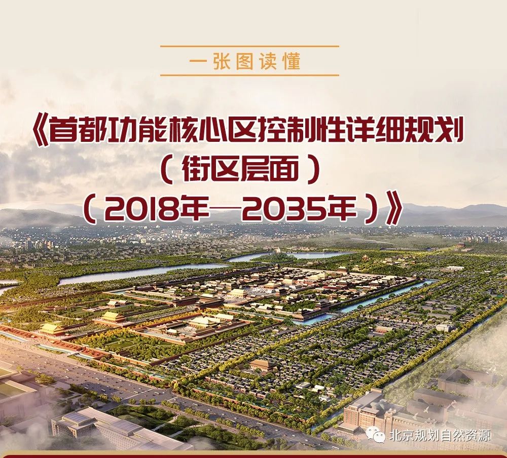 时政|一张图带你看懂《首都功能核心区控制性详细规划(街区层面)(2018年—2035年)》
