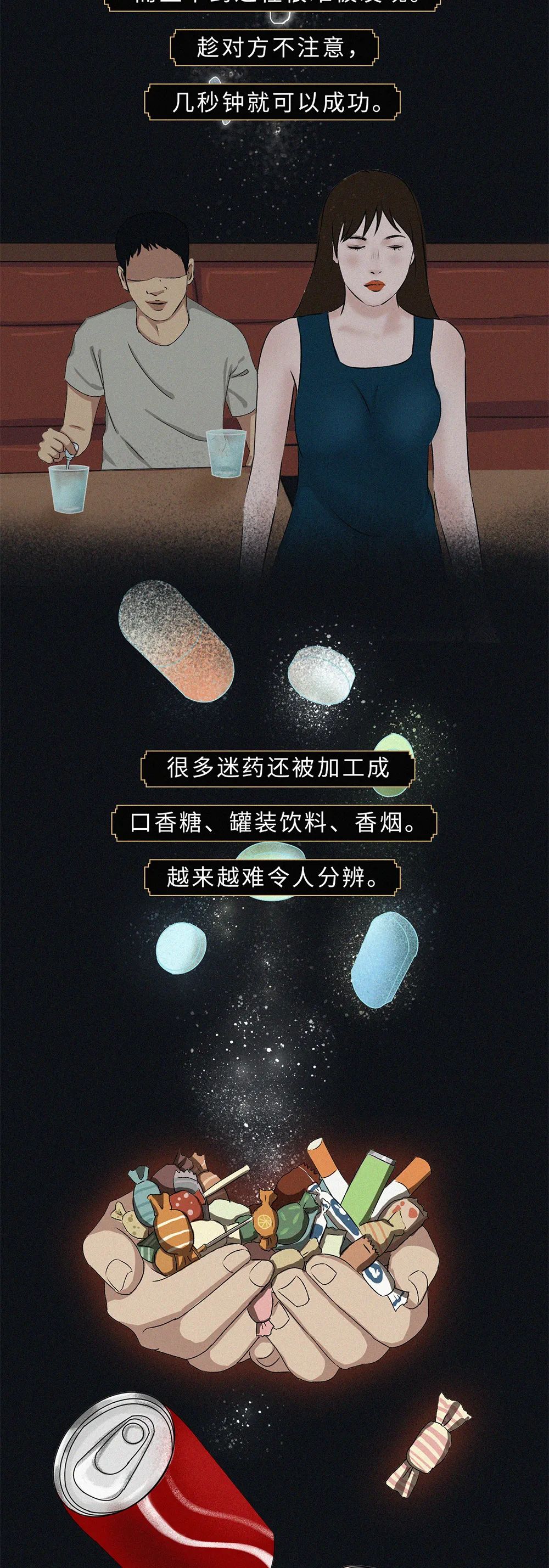 视觉志|迷药背后，女孩约会的危险性骗局。