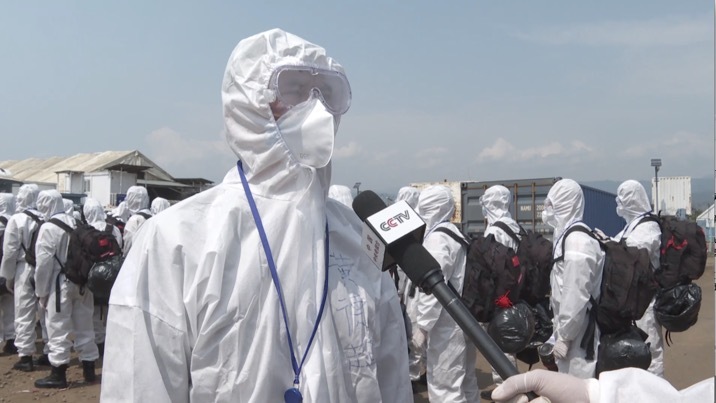 军事|中国赴刚果(金)第23批维和部队第一梯队启程回国