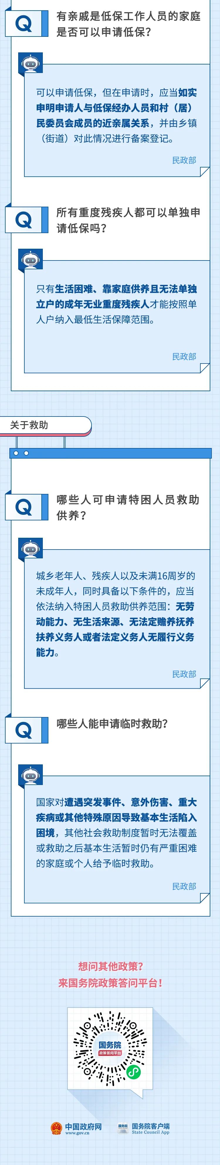 时政|什么情况下可以办低保、救助？要怎么办？