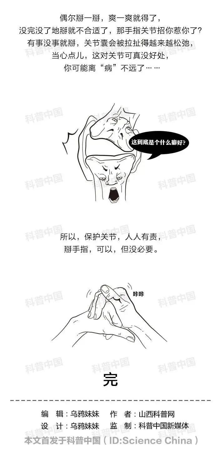 手指关节炎|掰手指“咔咔”响是怎么回事？经常掰会得关节炎？看完才知道……