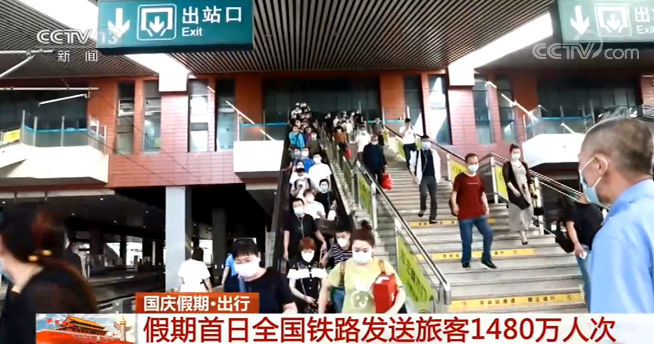 国庆节|【国庆假期·出行】假期首日全国铁路发送旅客1480万人次