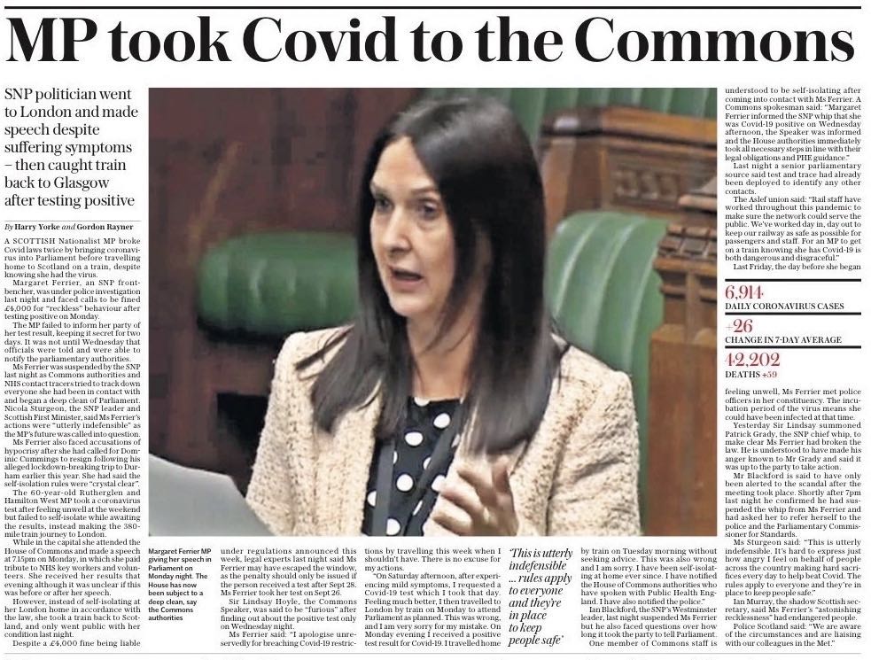 国际社会|英国议员隐瞒感染新冠肺炎实情 被暂停党籍