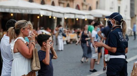 拉齐奥|意大利拉齐奥大区实施室外强制佩戴口罩措施