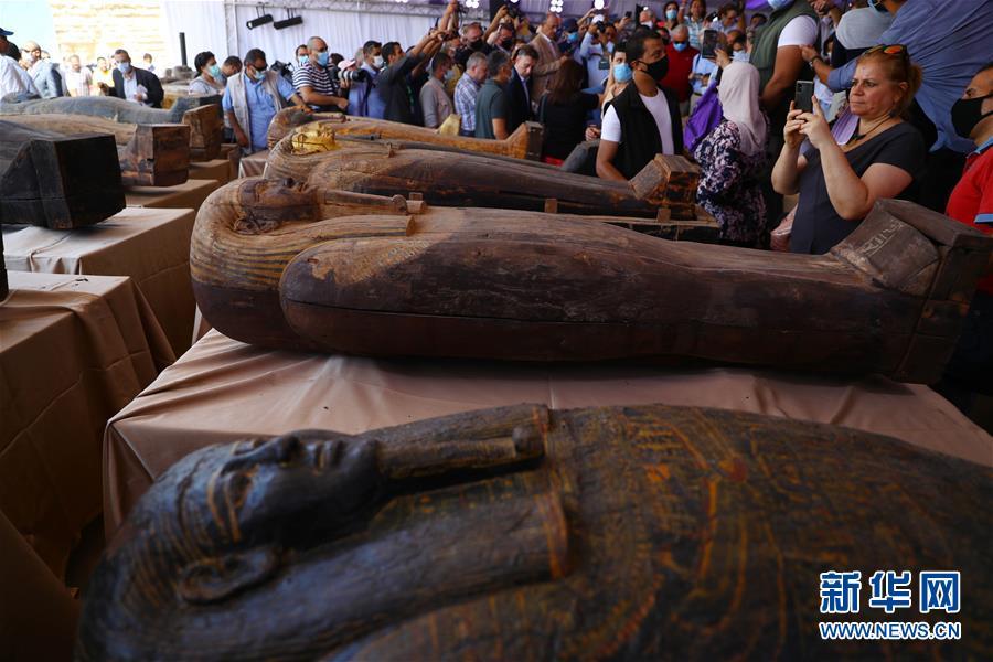 考古|埃及出土59具2500年前的木棺