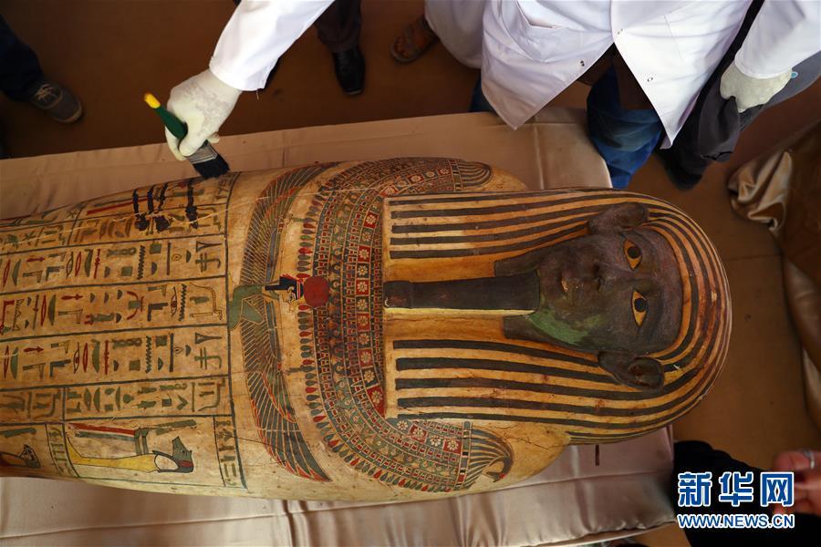考古|埃及出土59具2500年前的木棺