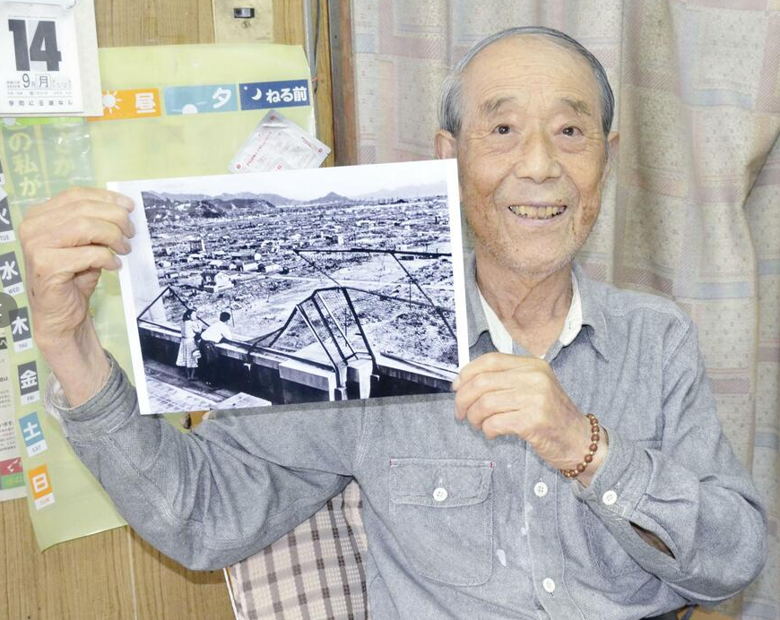 广岛核爆|广岛核爆次年俯瞰废墟的他们俩被找到，“幸好我活到90岁”