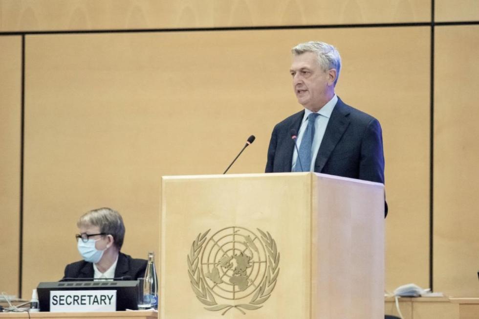 疫情|联合国难民署探讨疫情下的人道救援 联合国难民高专呼吁:团结应对!