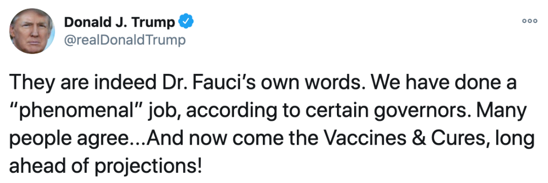 特朗普|福奇怒了