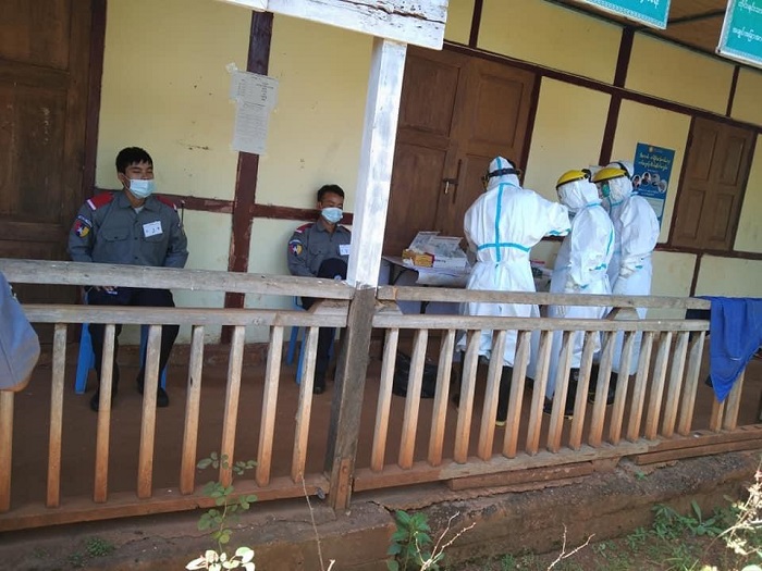 央视新闻|缅甸153名参与大选工作特警感染新冠病毒