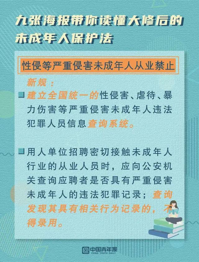 未成年人保护法|九张海报带你读懂大修后的未成年人保护法