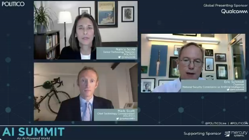 人工智能|谷歌前CEO:击败中国,美国须“不惜一切代价”