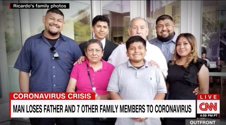 央视新闻|美国梦碎：新冠病毒让他失去八名亲人