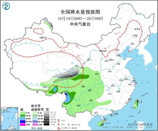 中国气象局|较强冷空气将影响北方地区 我国东南部及南部海域有大风