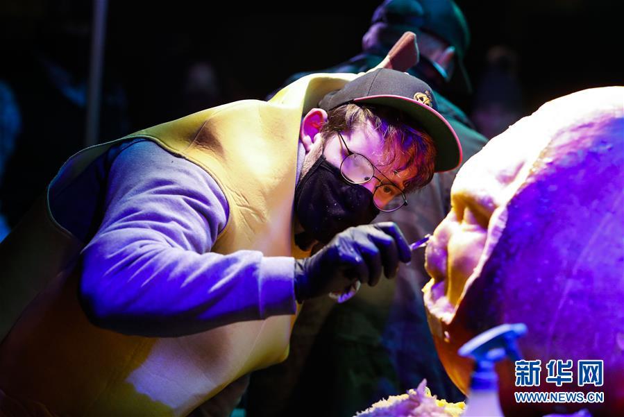 南瓜|美国芝加哥植物园举办南瓜灯展