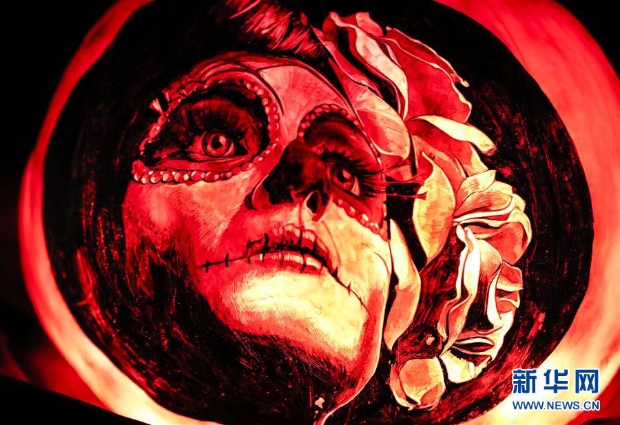 南瓜|美国芝加哥植物园举办南瓜灯展