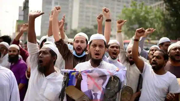 马克龙|马克龙一句话，孟加拉国数万人上街！