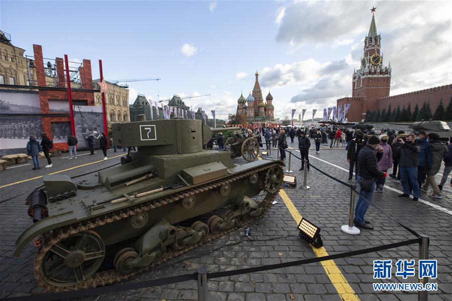 莫斯科|俄罗斯举行1941年红场阅兵式纪念活动