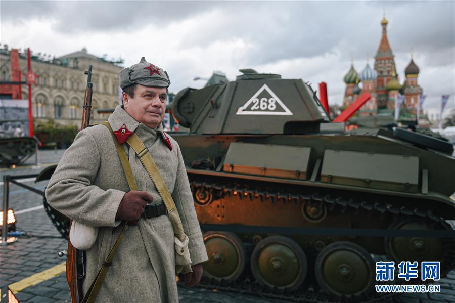 莫斯科|俄罗斯举行1941年红场阅兵式纪念活动