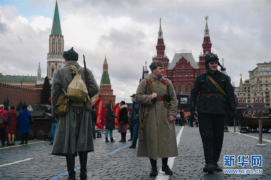 莫斯科|俄罗斯举行1941年红场阅兵式纪念活动