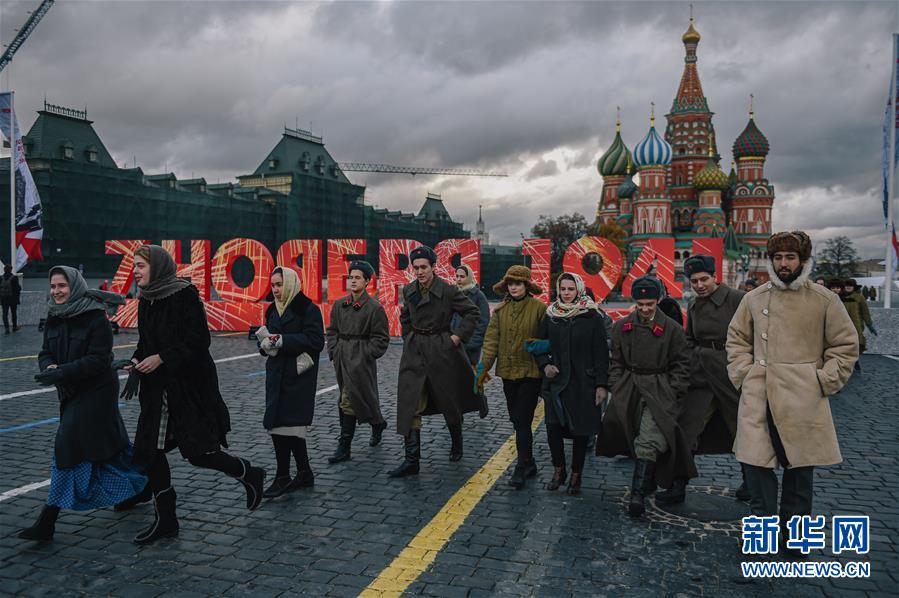 莫斯科|俄罗斯举行1941年红场阅兵式纪念活动