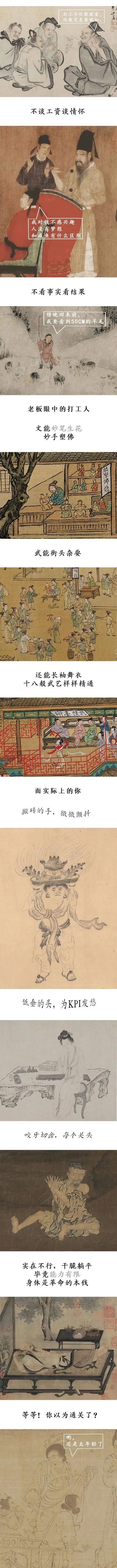 古画|古画中打工人修炼手册