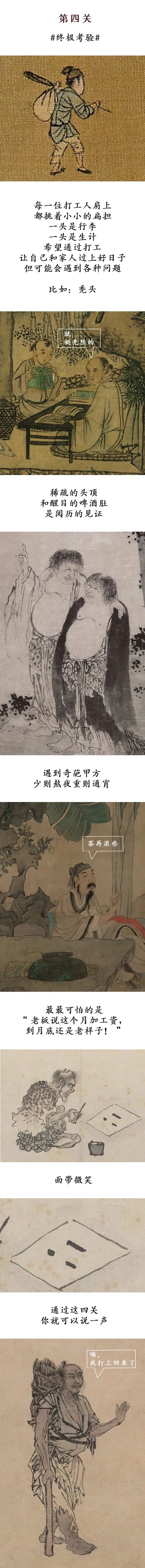 古画|古画中打工人修炼手册