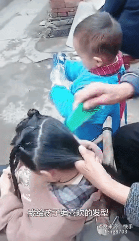 社会|太奶奶编的头发太太太太好看了！