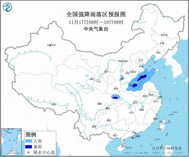 天气|雪 雪 雪 风 风 风！今冬首个暴雪预警来了！ 这些地区将受影响