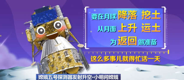 央视新闻|“嫦五”像串糖葫芦？去月球“挖土”有多难？这场直播信息量真是“不得了”
