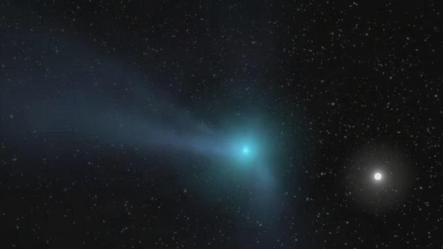 天文|哈勃影像捕捉到一颗彗星在太阳系内破碎